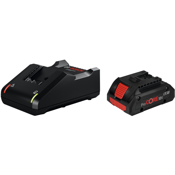 Bosch ProCORE batteri 18 V/4,0 Ah og GAL 1840 lader