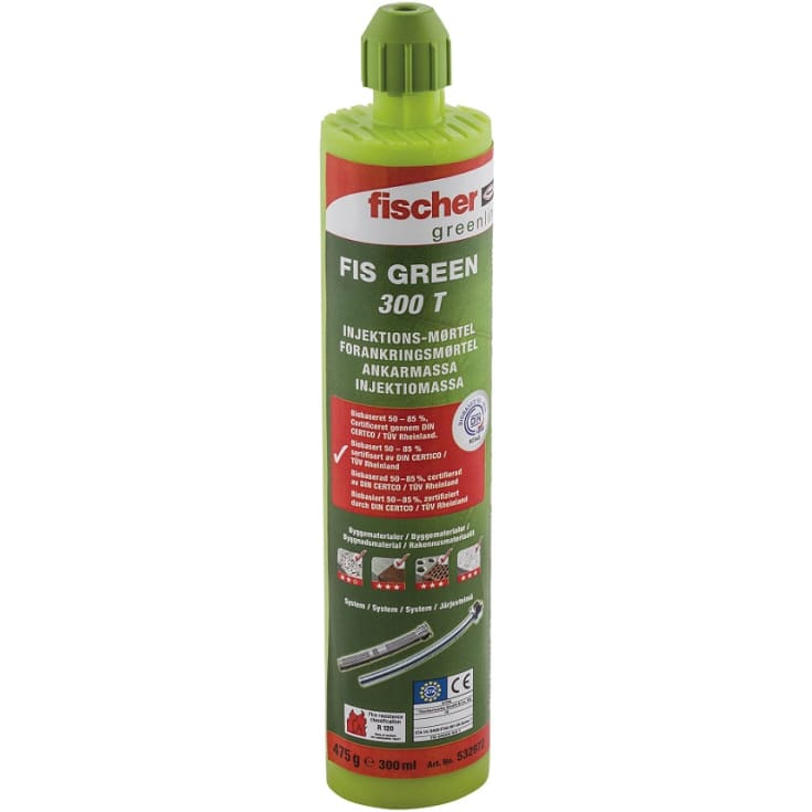 Fischer GREEN 300T Injeksjonsmasse til forankring - 300 ml