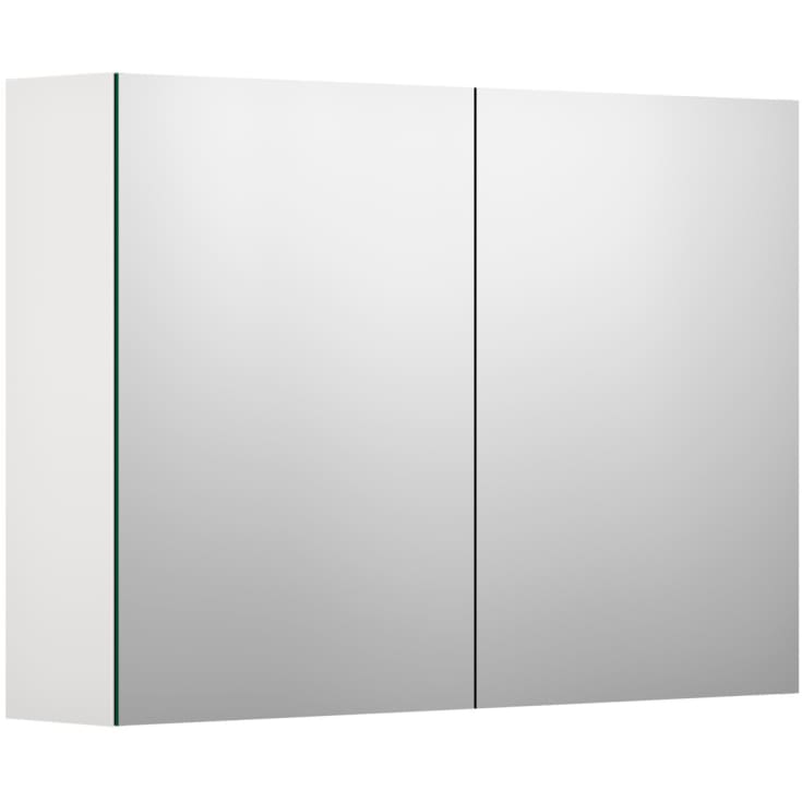 Gustavsberg Graphic Base spegelskåp, 80x55 cm, vit