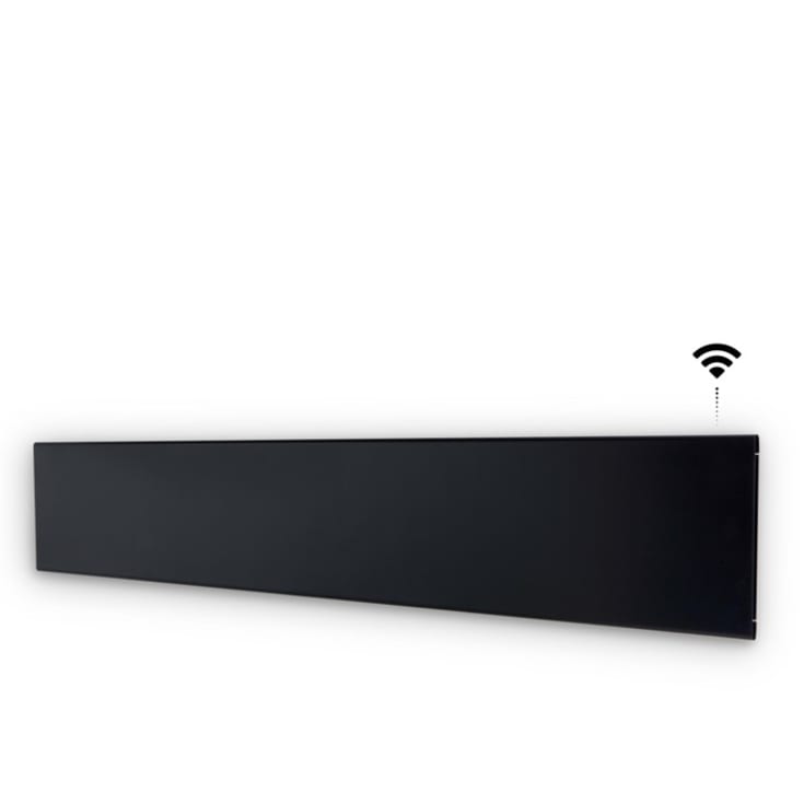 Adax Neo L panelovn med termostat og WiFi 1000W/230V, sort, 13 m²