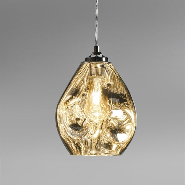 Lupia Drop pendellampa, krom