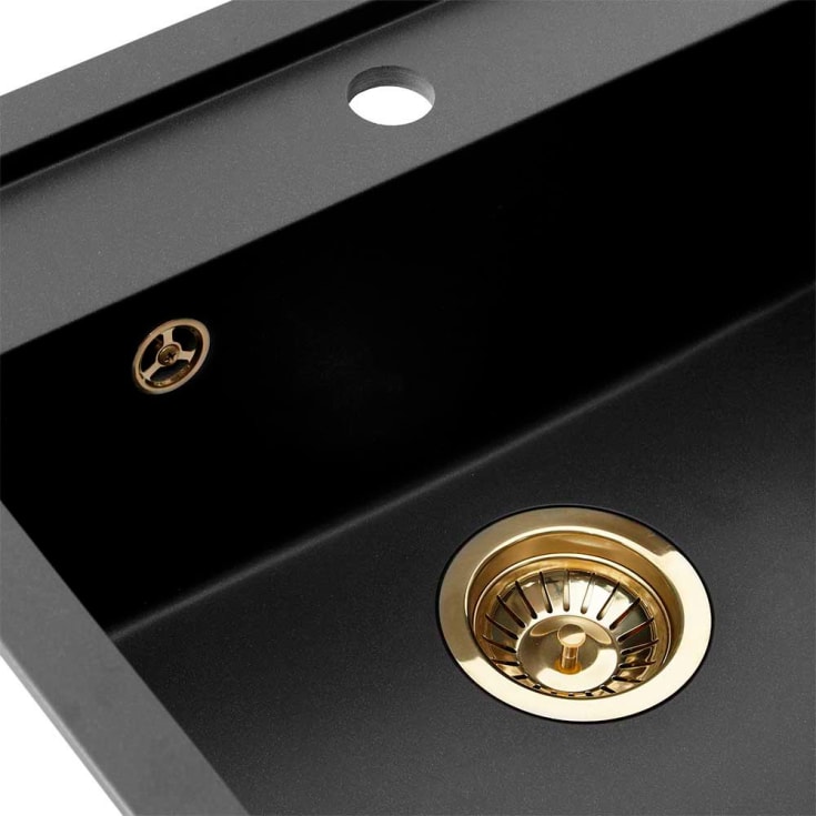 Lavabo Jupiter 60 diskbänk, 55,6x52,6 cm, svart