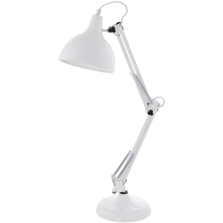 Eglo Borgillio arkitektlampe, hvid