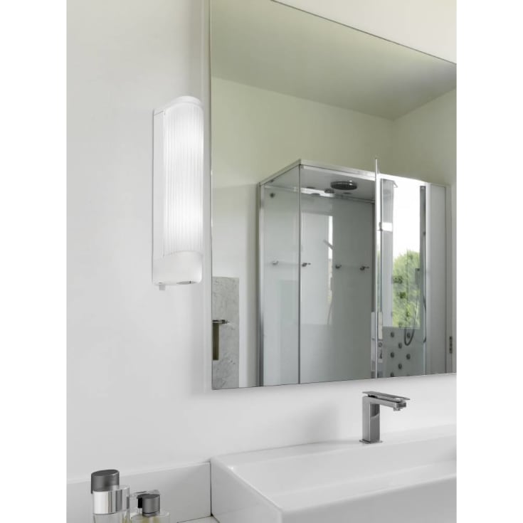 Bari 1 Væg L350 hvid, E14, 2X25W