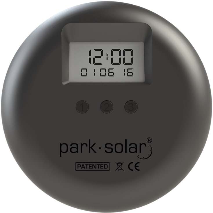 Park Solar elektronisk p-skive