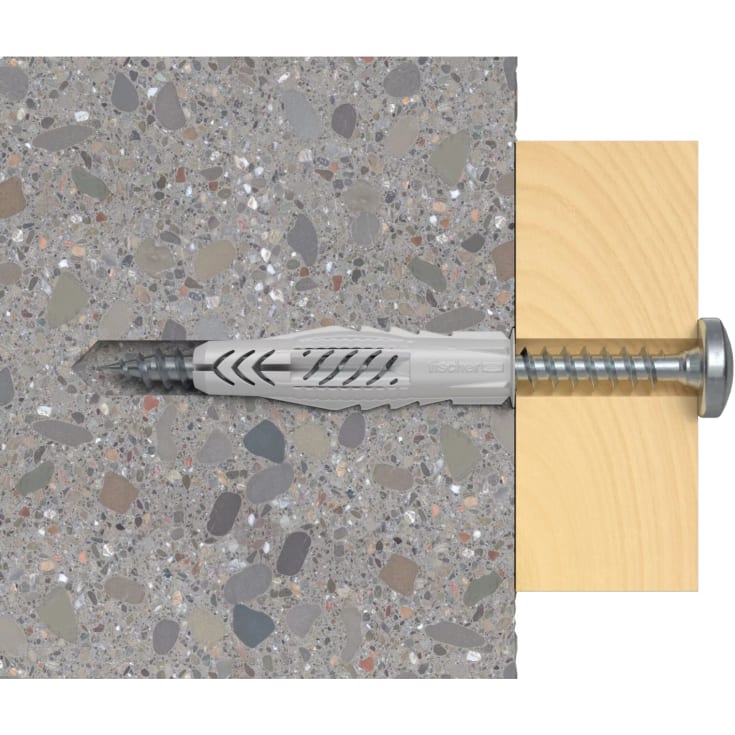 Fischer universaldybel UX 6x35 R med krave - 50stk