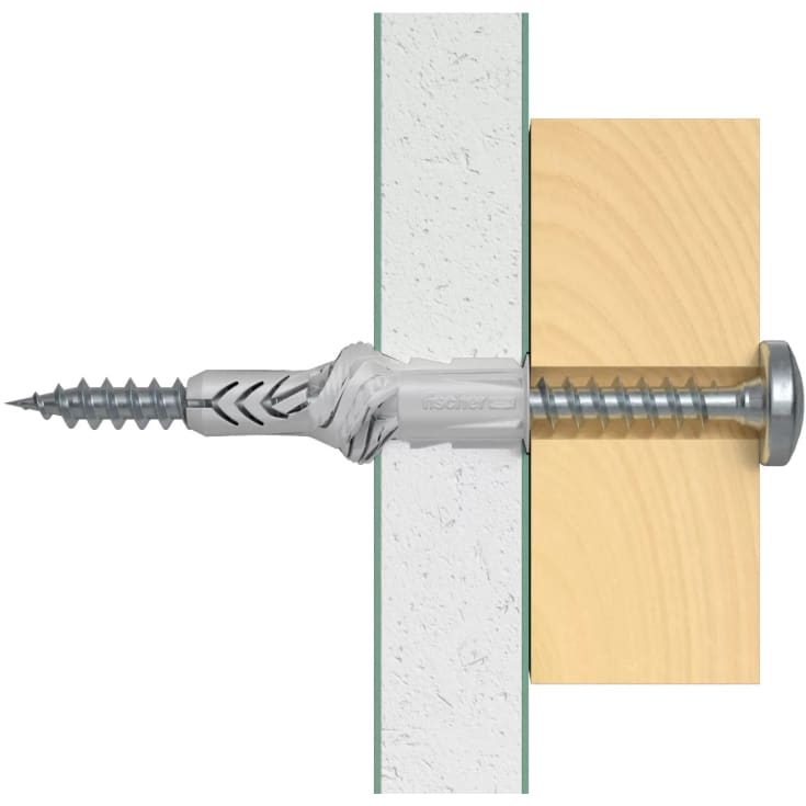 Fischer universaldybel UX 6x35 R med krave - 50stk