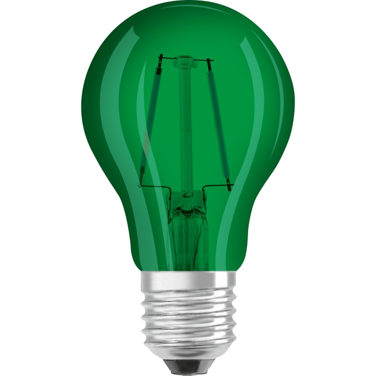 Ledvance Decór E27 standardpære, grønn