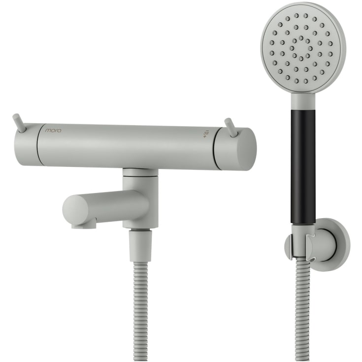 Mora Inxx II badkarsblandare med duschset, matt grå
