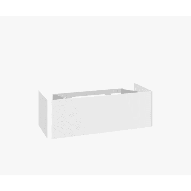 Dansani Curvo underskab, 120x48,5 cm, hvid