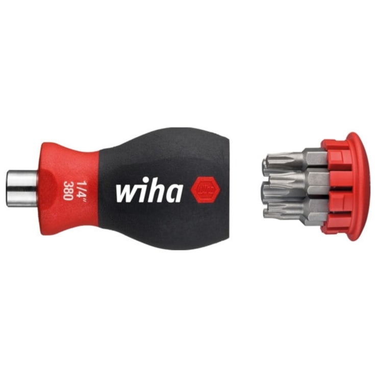 Wiha skruvmejse, inkl. 6 bits, torx