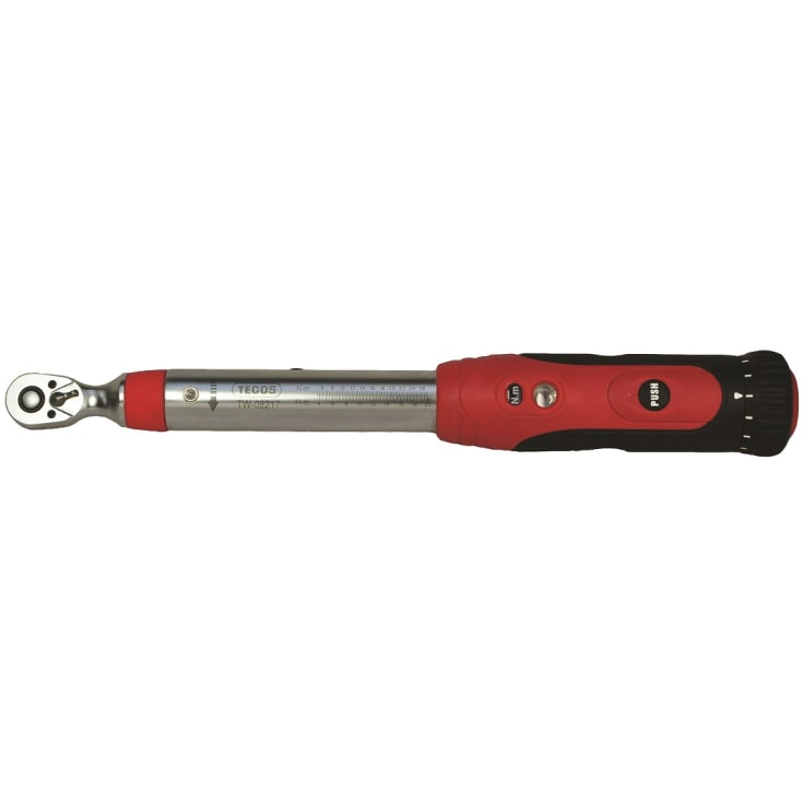 Tecos momentnøgle, 5-25 NM, 1/4" kobling