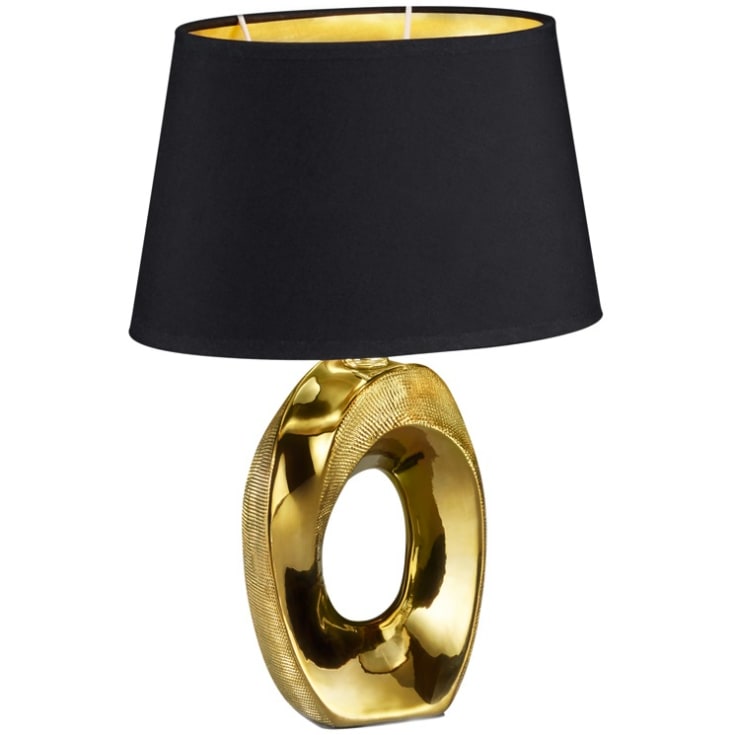 Trio Lighting Taba bordlampe, guld, 33 cm