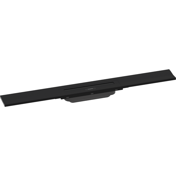 Hansgrohe Raindrain Flex avløpsrenne, 700 mm, veggmontering, matt sort