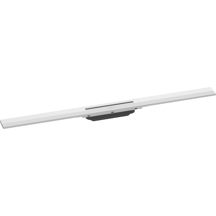 Hansgrohe Raindrain Flex afløbsrende, fri montering, 900 mm, mat hvid