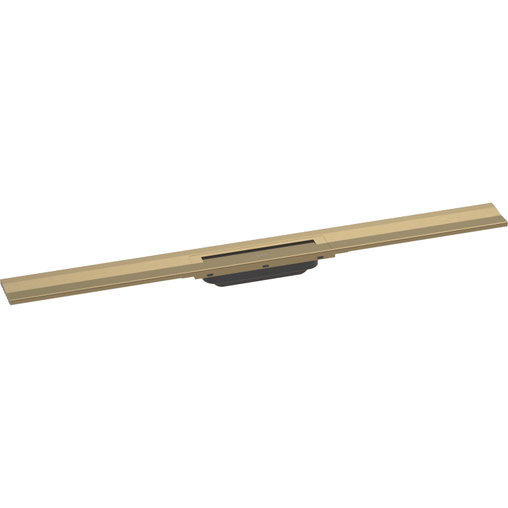 Hansgrohe Raindrain Flex avløpsrenne, 900 mm, veggmontering, børstet bronse