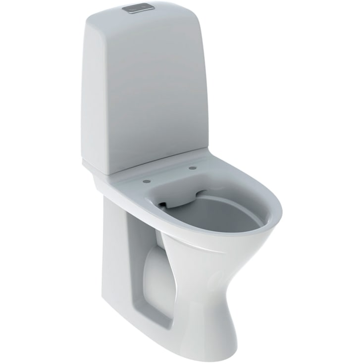 Ifö Spira toilet, uden skyllekant, hvid