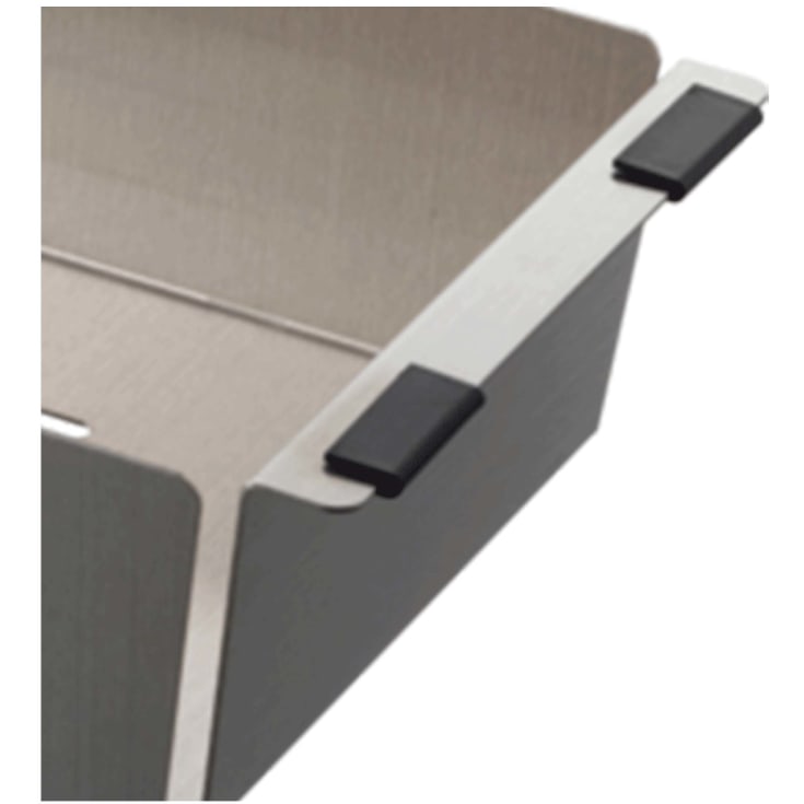 Lavabo skyllekurv, 16x42,5 cm, rustfrit stål