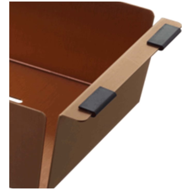 Lavabo sköljskål, 16x42,5 cm, koppar