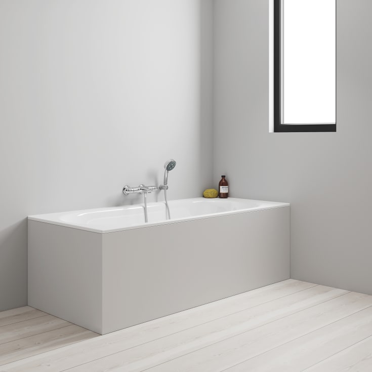 Grohe Precision Trend badekarbatteri, krom
