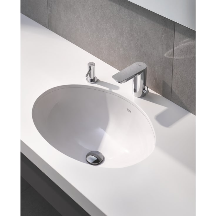 Grohe Bau Cosmopolitan E håndvaskarmatur, berøringsfri, krom