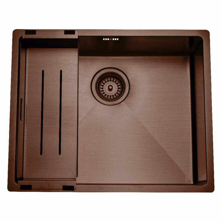 Lavabo skyllekurv, 16x42,5 cm, kobber