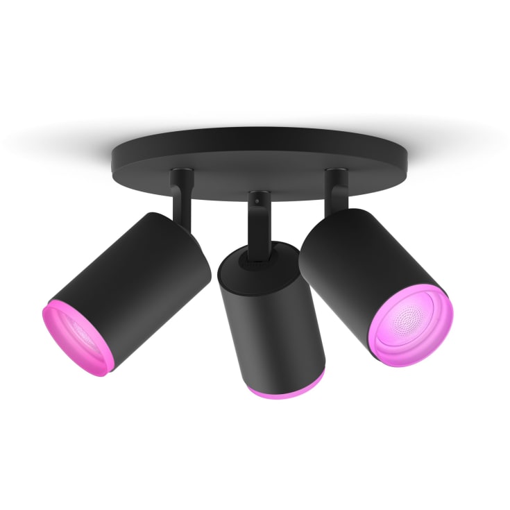 Philips Hue Fugato takspotlight, svart