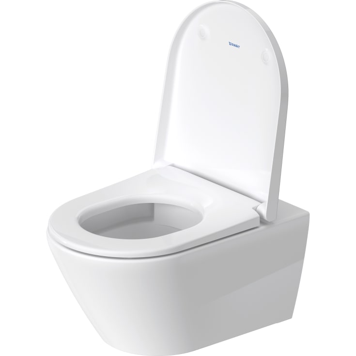 Duravit D-Neo vegghengt toalett, uten skyllekant, hvit