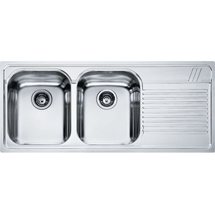 Franke Armonia AMX 621 kjøkkenvask, 116x50 cm, rustfritt stål