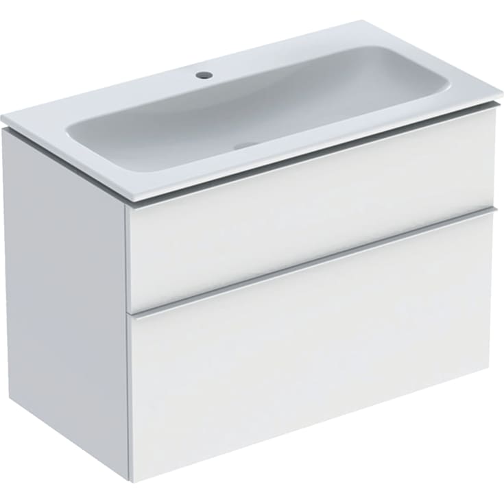 Geberit iCon möbelpaket, 90x48 cm, matt vit