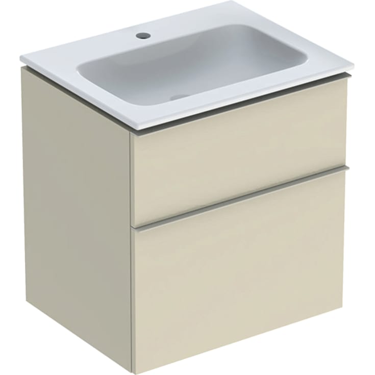 Geberit iCon møbelpakke, 60x48 cm, rengjøringsvennlig, beige