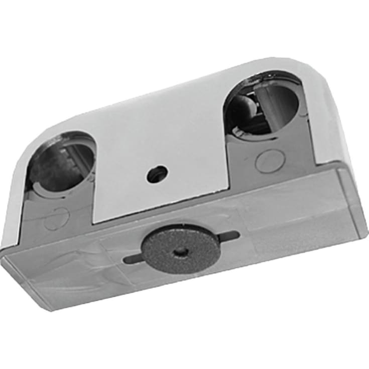 10 stk Purus rørholder cc60 forkrommet 15-18 mm