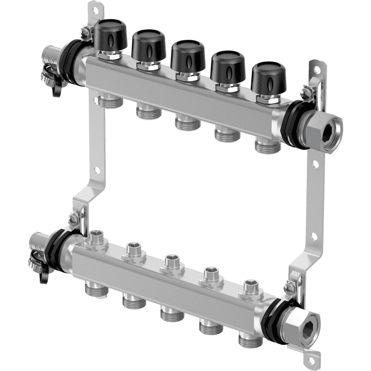 Uponor Vario S 1" gulvvarmefordeler, 14 kretser