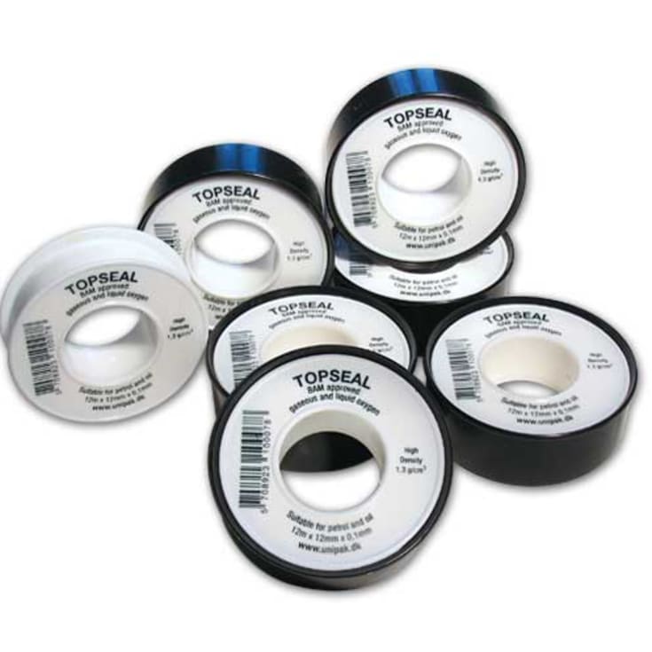 Gevindtape TOPSEAL 12 m x 12 mm x 0,1 mm