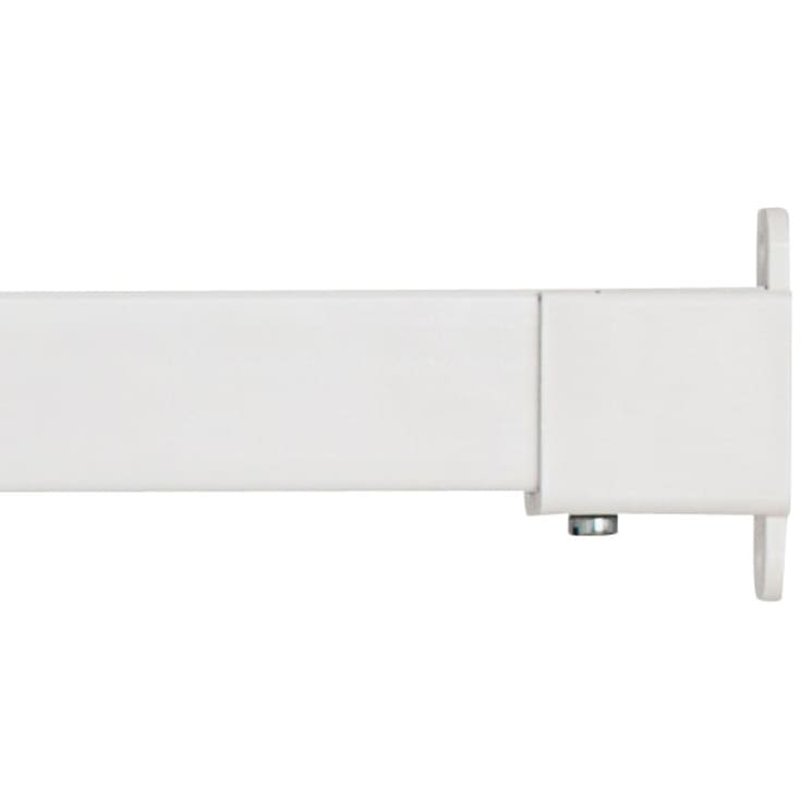 Van Der P Profil5001 badeforhængsstang, 180 cm, sølv