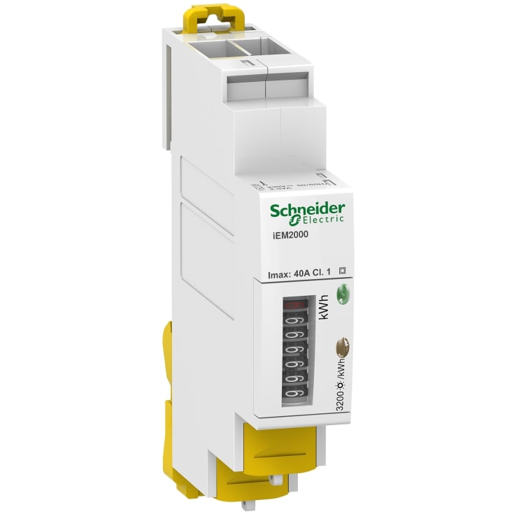 Schneider Acti9 kWh måler, tæller, 230V, 40A