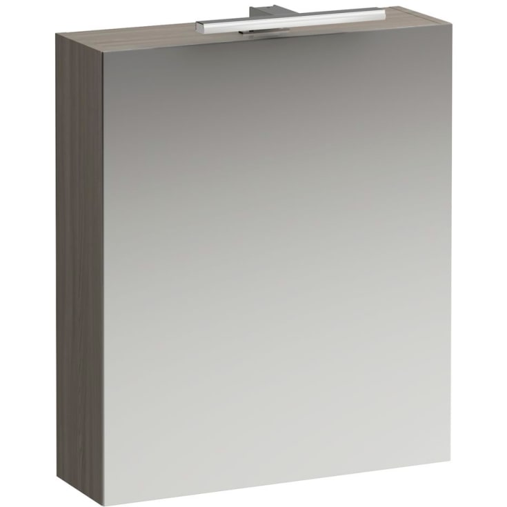 Laufen Base speilskap med lys, 60x70 cm, venstre, lys alm