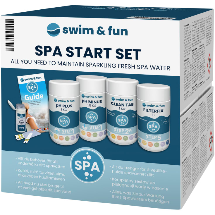 Swim & Fun spa start- og vedligeholdelsessæt