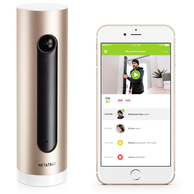 Netatmo Smart sikkerhetssystem, kamera