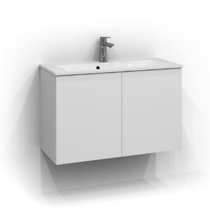 Svedbergs Skapa Plan servantskap 80x35 cm, hvit