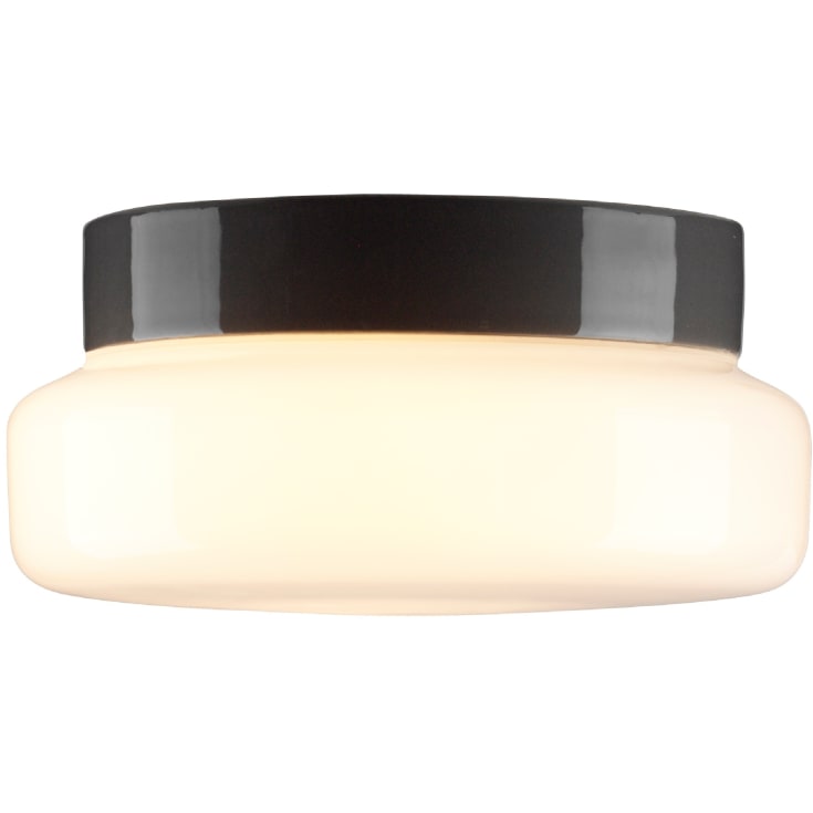 Tak- og vegglampe Classic LED 12W 3000K, grå/opal, IP44
