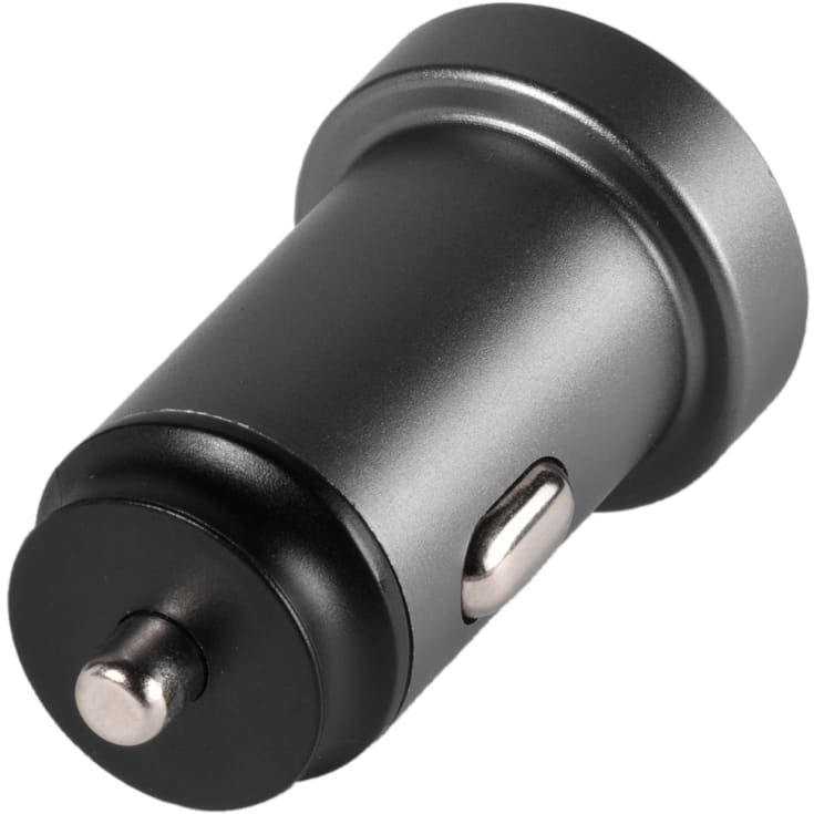 Vivanco biloplader 2xUSB-A 12W, sort
