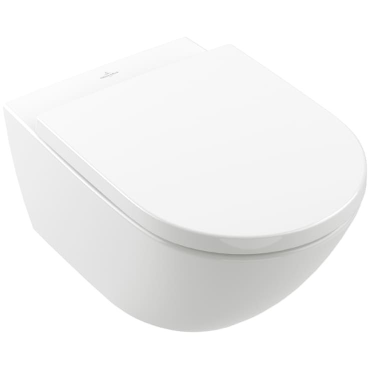 Villeroy & Boch Subway 3.0 vägghängd toalett, utan spolkant, rengöringsvänlig, vit