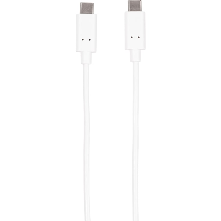 Vivanco kabel USB-C til USB-C hvid, 2 meter