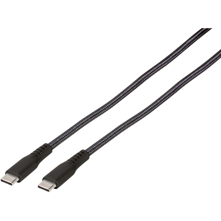 Vivanco kabel USB-C til USB-C sort, 0,5 meter