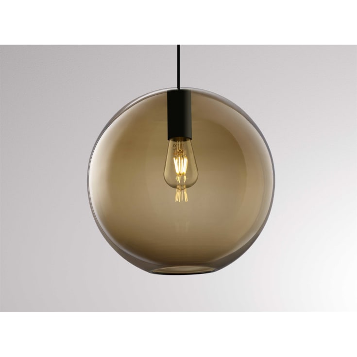 Loon Ball PD brun ekskl. lyskilde. Maks 1x7W E27 LED ettermontering