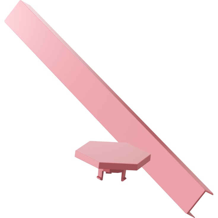 Nanoleaf Lines panelcover, rosa