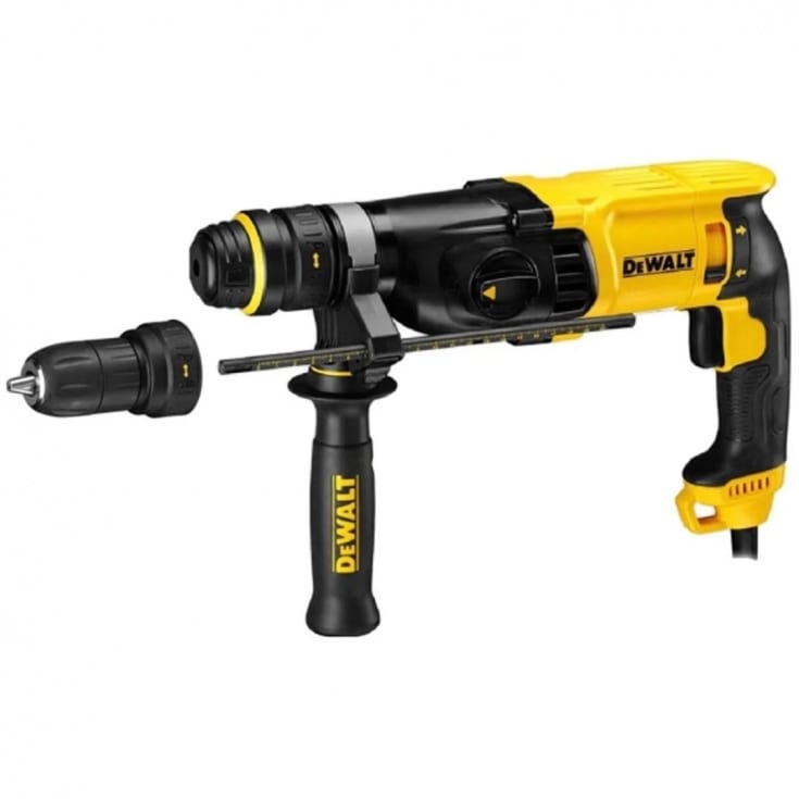 Dewalt SDS+ bore/mejselhammer 900W + selvspænder borepatron