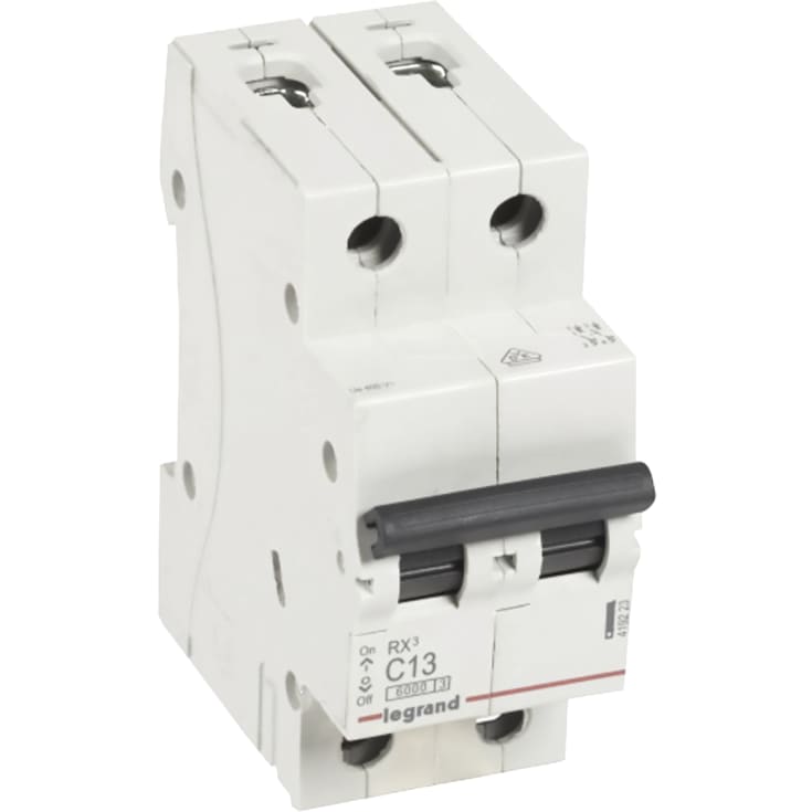 Automatsikring RX3 C 13A 2P, 2M, 6kA