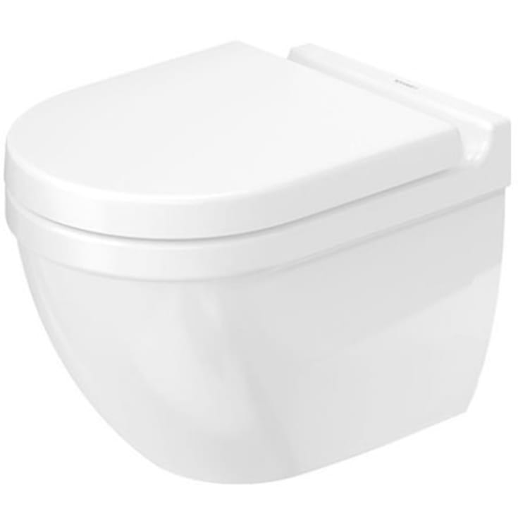 Duravit Starck 3 Compact væghængt toilet, antibakteriel, hvid